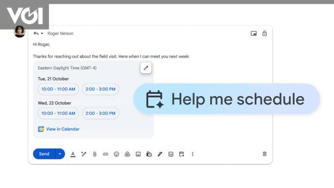 Gemini AI di Google rivoluziona Gmail con funzione ‘Help Me Schedule’