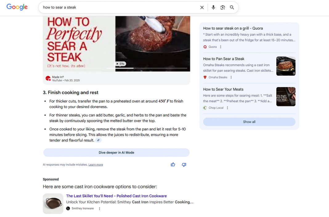 Google introduce ads nei risultati AI, rivoluzione marketing in vista