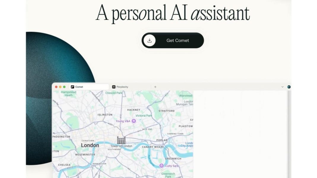 Perplexity AI lancia browser Comet su Android per sfidare Chrome