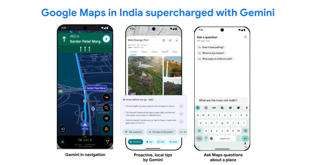 Google Maps potenzia l’esperienza in India con Gemini AI e nuove funzionalità locali